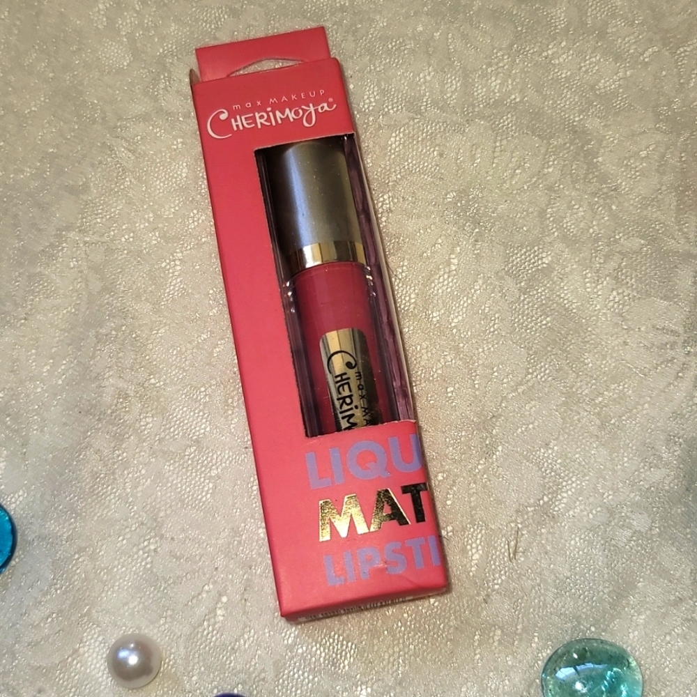 Brand New Max Makeup Cherimoya Liquid Matte Lipstick 💄